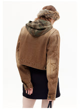 Lapel Vintage Denim Jacket Coat