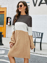 Casual Loose Round Neck Long Sweater