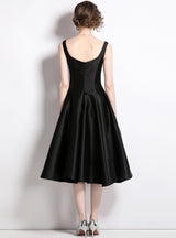 Vintage Sling Slim Waist Sress