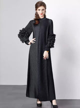 Solid Color Loose Plus Size Dress