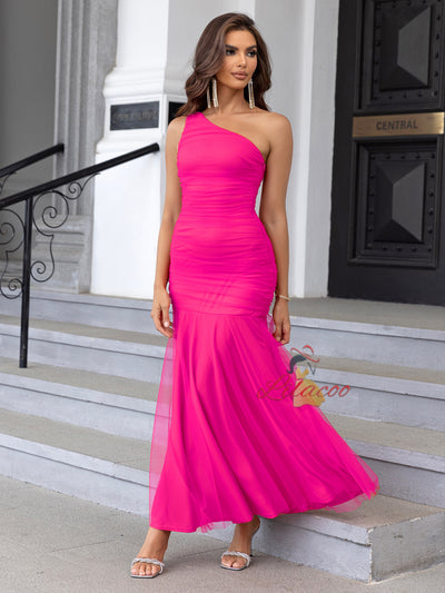 Sexy Pleated Party Long Dress
