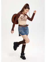 Short Long-sleeved Shirt T-shirt