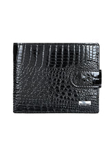 Short multi-card patent leather coin purse