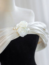 Black Velvet Off the Shoulder Short Prom Dress