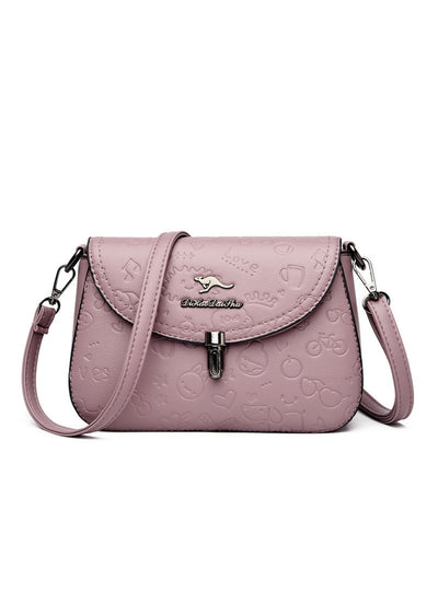 Shoulder Embossed Messenger Bag