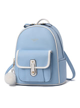 Women's PU Leather Backpack Girls School Backpack