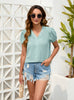 Loose Casual V-neck Short Sleeve T-shirt