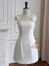 3D Short Flower Sling Dress