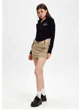 Hooded Sexy Backless Long Sleeve T-shirt