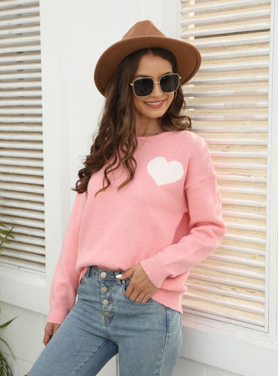 Knitwear Pullover Love Heart Sweater
