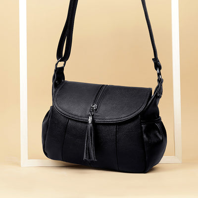 Shoulder Bag Fringed Soft Leather Crossbody Bag