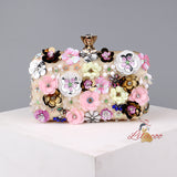 Handmade Flower Beaded Bag Banquet Bag