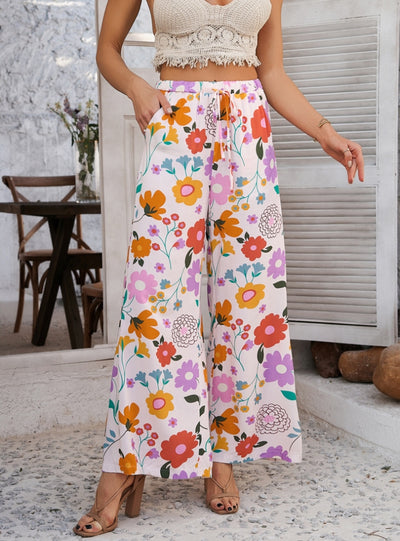 Bohemian Printed Casual Pants