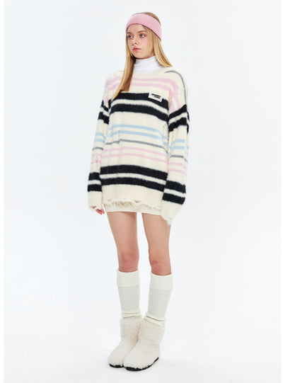 Autumn Winter Scoop Loose Sweaters