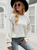 Loose Casual Long-sleeved Pullover Sweater