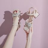 Open-toed Thick Heels Sandals