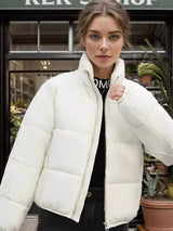 Stand-up Bread Short Cotton-padded Jacket