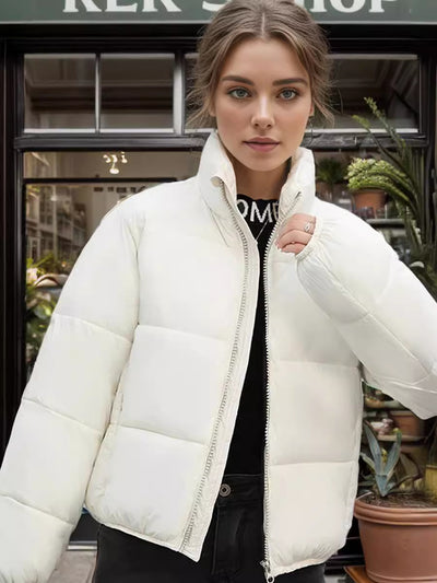 Stand-up Bread Short Cotton-padded Jacket