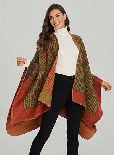 Ladies Scarf Shawl Warm Cloak