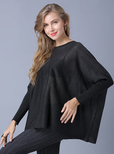 Long-sleeved Solid Color Pullover Sweater