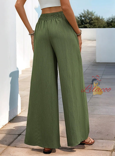 Casual Women Wide-leg Pants