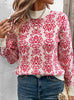 Pink Semi-high Neck Sweater
