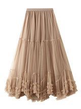 Big Swing Gauze Fungus Lace Skirt