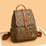 Women Pvc Leather Backpack