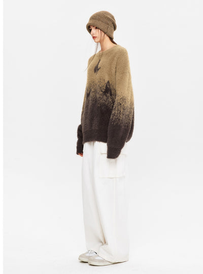 Butterfly Pattern Warm Sweater