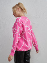 Love Knitted Round Neck Sweater