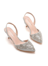 Shallow-mouthed Pointed Stiletto Sandals