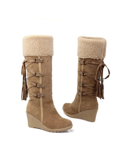 Winter Sheep Cake Wool Snow Boots