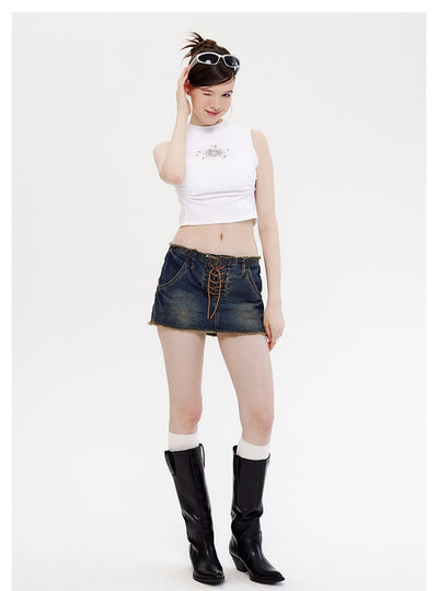 Sleeveless Slim Vest Top