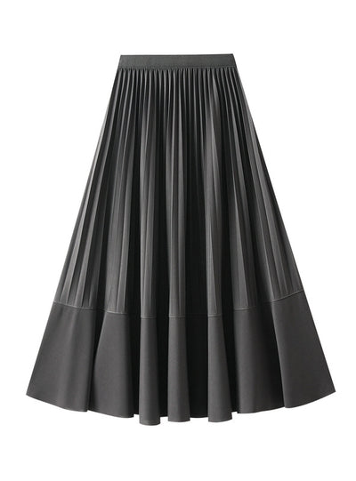 High Waist Slim Big Swing Skirt