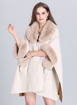 Large Size Cardigan Loose Lapel Pocket Cloak