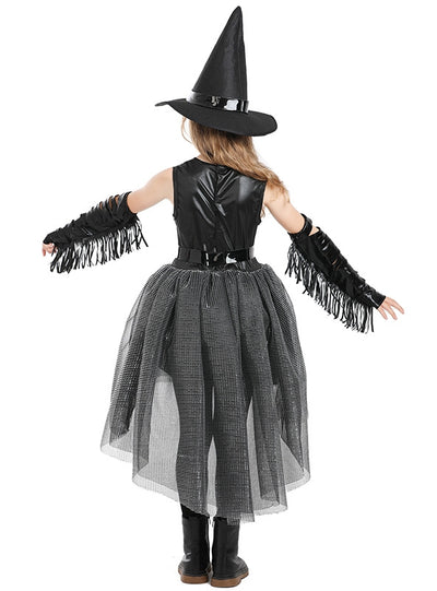 Halloween Black Crow Witch Costume