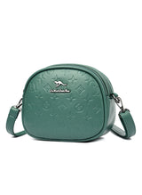 Large Capacity Small Round Bag Soft Leather Crossbody Bag