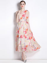 Holiday Beach Retro Floral Dress