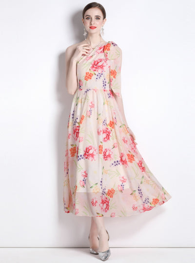 Holiday Beach Retro Floral Dress