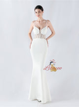 Sexy Mermaid Spaghetti Straps Prom Dress