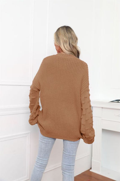 Large-size Pullover Knitted Sweater