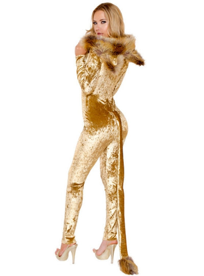 Golden Conjoined Fox Halloween Costume