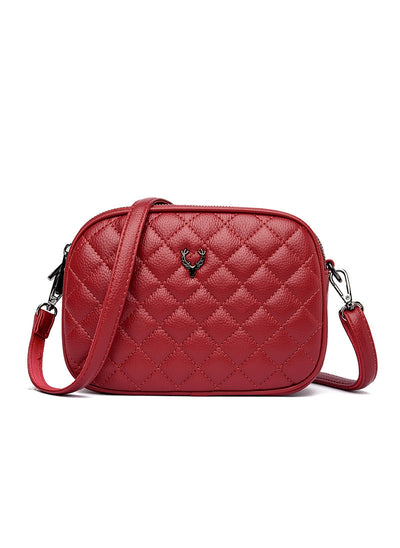 Multi-layer Single Shoulder Slung Rhombic Chain Bag