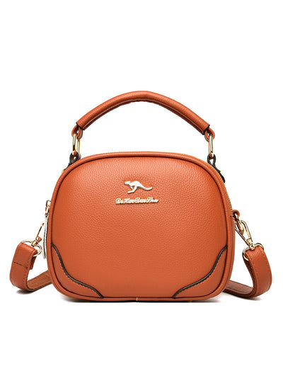 Soft Leather One-shoulder Portable Bag