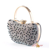 Diamond-encrusted Dinner Bag Clutch Bag