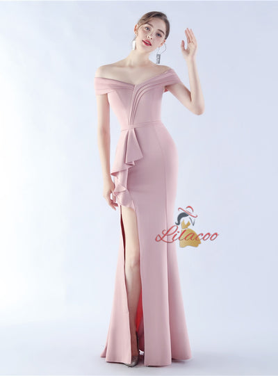 Mermaid Off the Shoulder Prom Dress