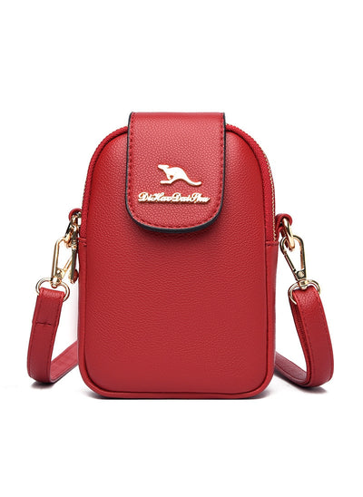 Shoulder Slung Double-compartment Mobile Phone Bag