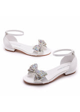 2 cm Bridal Rhinestone Bow Sandals