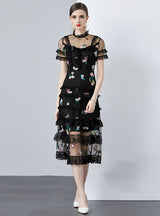 Floral Gauze Fairy Party Dress