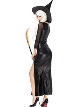 Lady Devil PU Patent Witch Costume